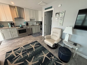 Fridge, microwave, oven, stovetop - Gulf Holiday Unit 11- Updated close to the beach and village! (Siesta Key)