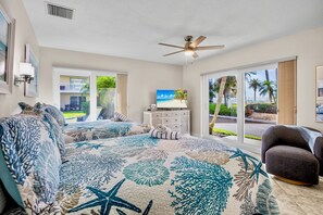 1 bedroom, iron/ironing board, internet, bed sheets