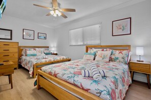 2 slaapkamers, een strijkplank/strijkijzer, gratis wifi, beddengoed