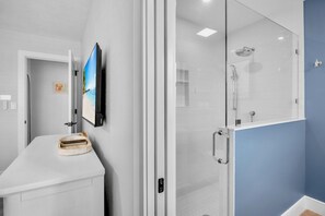 Hair dryer, towels