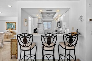 Fridge, dishwasher, coffee/tea maker, toaster - Couples Beachfront Getaway at Jamaica Royale 801 in Siesta Key! (Siesta Key)