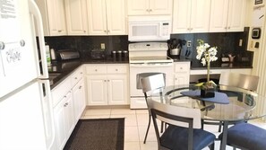 Fridge, microwave, oven, stovetop - Our House at the Beach C-108 Single Story, Private Entry (Siesta Key)