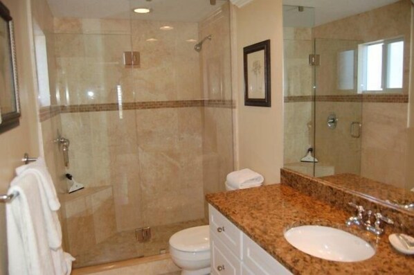 Hair dryer, towels