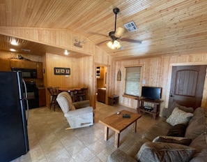 Flat-screen TV - Antler Ridge Cabin #4 (Sulphur)