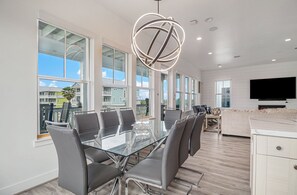 Interior - Three-story, beach home with decks & partial Gulf view (Galveston)