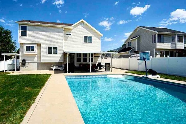 Indoor pool, a heated pool