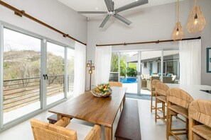 Dining - Playa Hermosa Villa • 4 BR • Private Pool & Tropical Garden Retreat (Playa Hermosa)