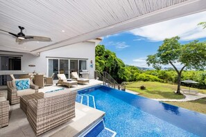 Pool - Playa Hermosa Villa • 4 BR • Private Pool & Tropical Garden Retreat (Playa Hermosa)