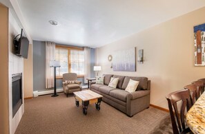 Condo, 1 habitación | Área de sala de estar