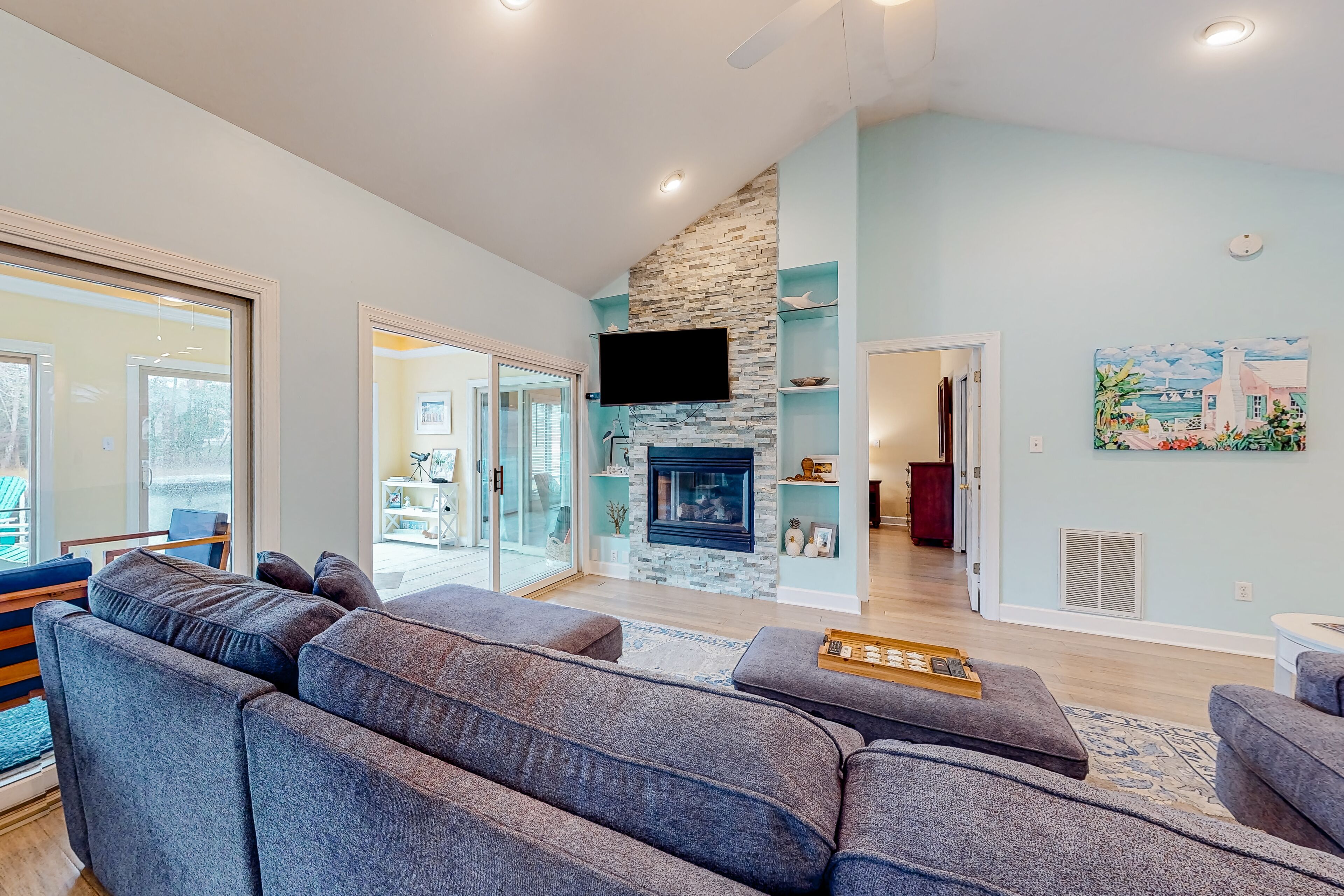 TV, table tennis, books