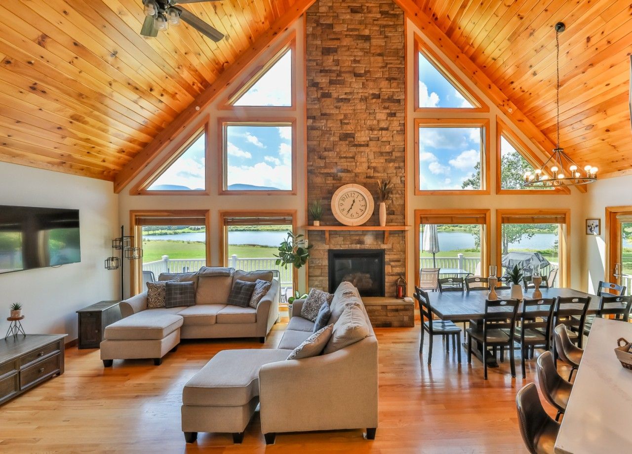 Smart TV, fireplace, video games, foosball