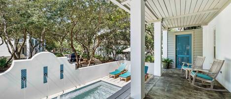 Una piscina climatizada