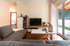 TV connectée, cheminée