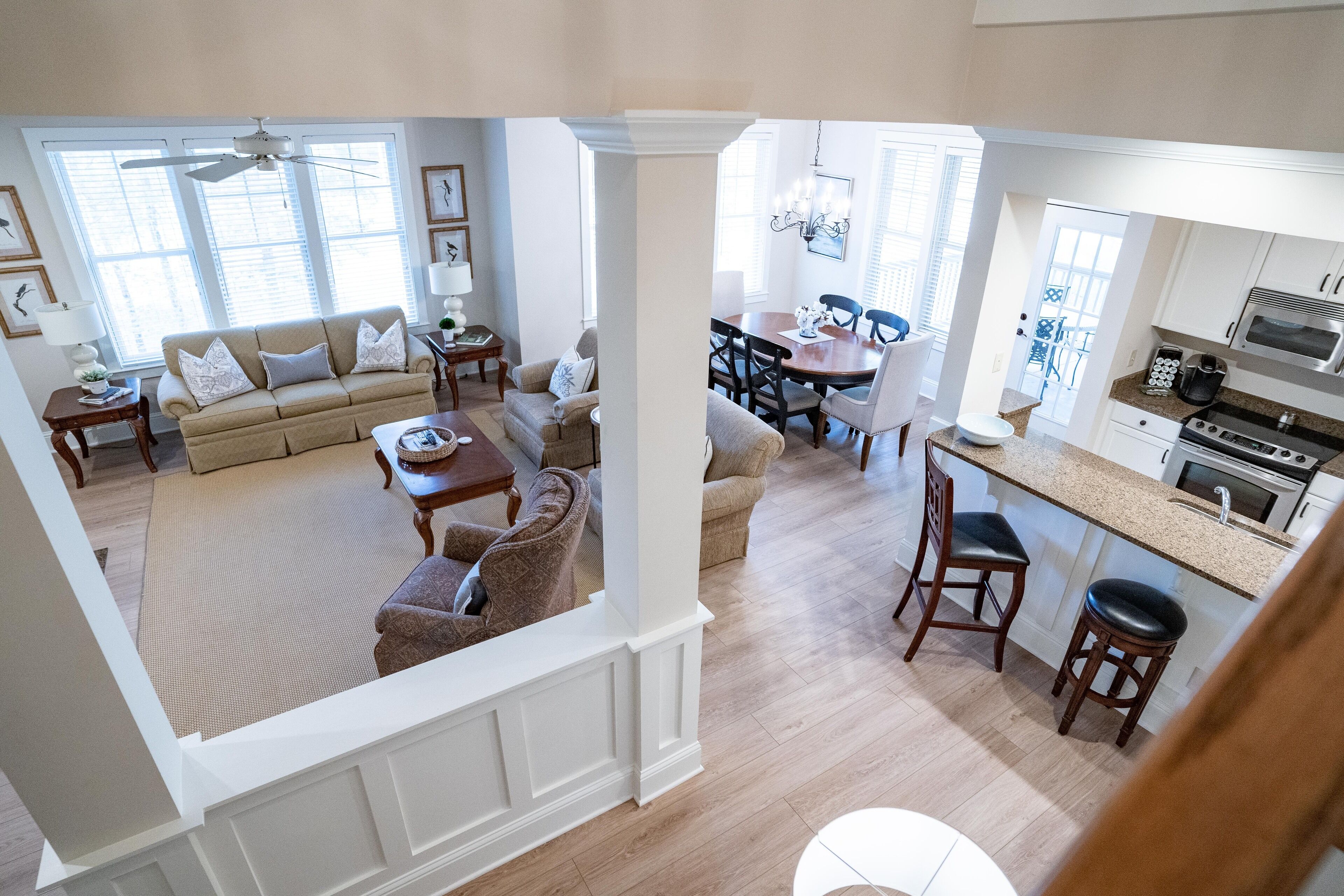 TV connectée, cheminée