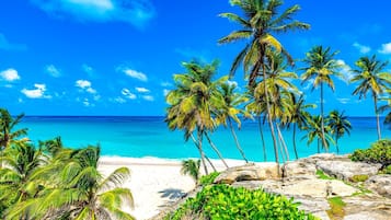 Beach nearby, beach towels