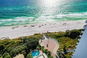 Vlak bij het strand