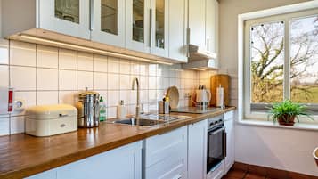 Kühlschrank, Ofen, Herdplatte, Geschirrspüler