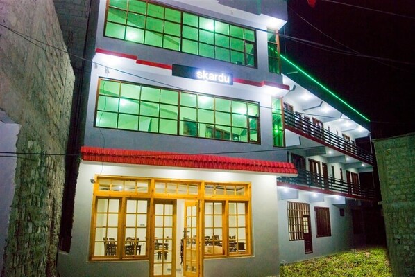 Façade de l’hébergement 