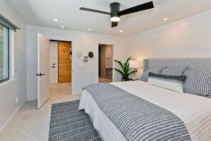 2 bedrooms, iron/ironing board, free WiFi, bed sheets