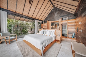 Pillow-top beds, free minibar items, in-room safe, desk