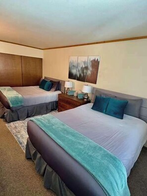 2 多间卧室、WiFi、床单