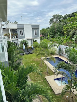 Deluxe Room, 1 Queen Bed, Balcony, Pool View | Balcony view