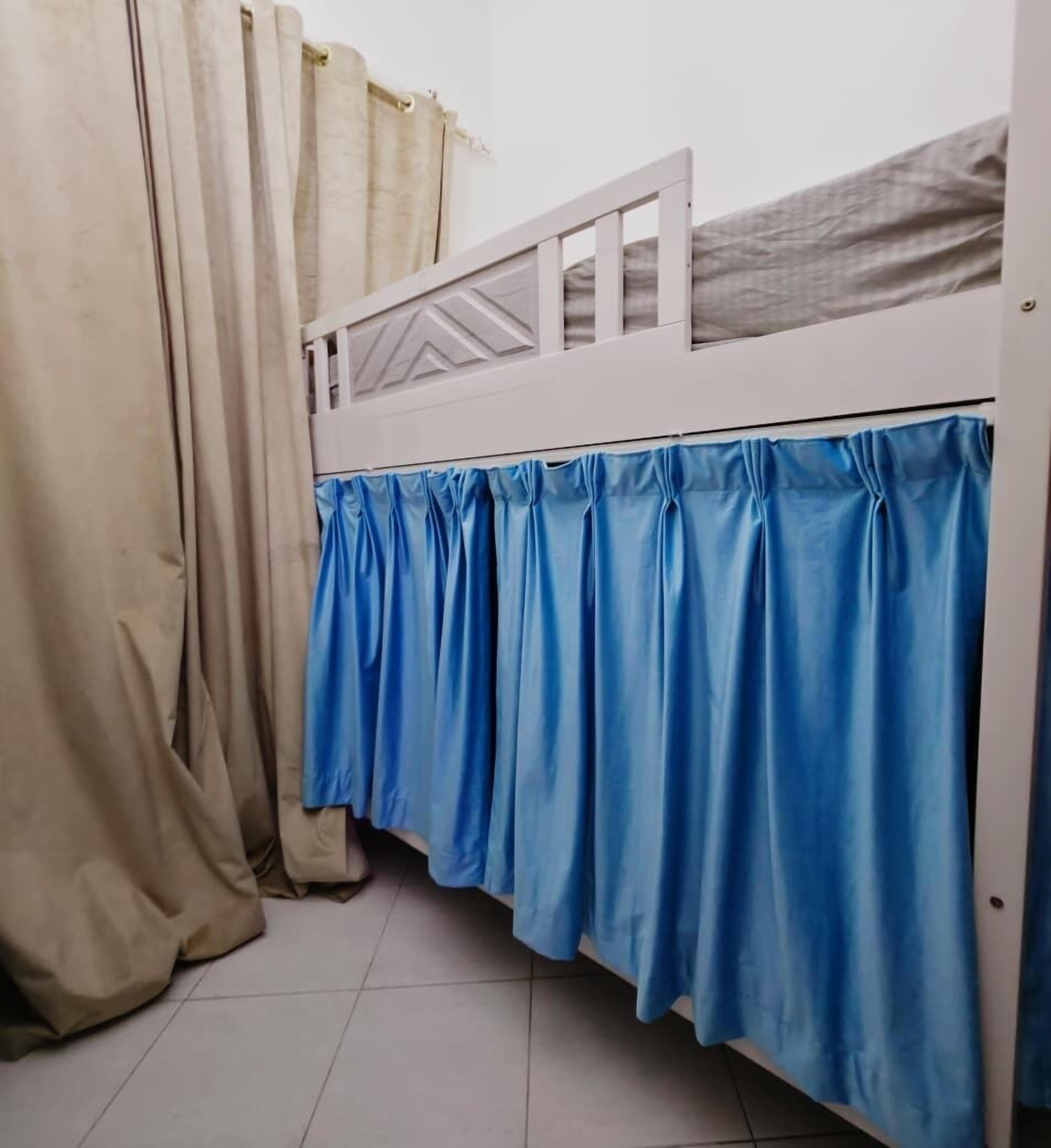 Shared Dormitory | Premium bedding, memory foam beds, blackout drapes, iron/ironing board