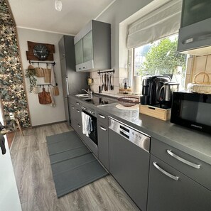 Kühlschrank, Herdplatte, Geschirrspüler