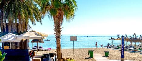 Accommodatie ligt op het strand