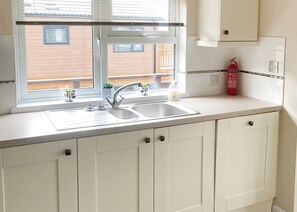 Fridge, oven, stovetop, toaster