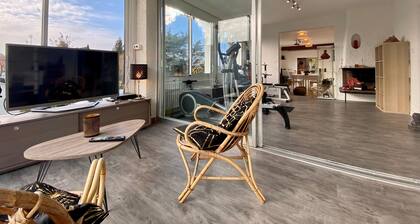 Maison spacieuse avec fitness, massage sur demande et jardin privatif, proche Nantes et Pornic