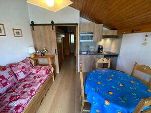 Interior - Cozy apartment in Châtel near slopes and lake, with balcony - 25sqm, parking included (Châtel)