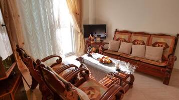 Studio, Meerblick | Wohnbereich