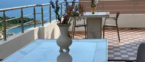 Studio, Meerblick | Blick vom Balkon