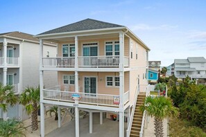 Exterior - Experience coastal bliss at Sea You Soon, a spacious 4-bedroom retreat in Holden Beach, NC! (Holden Beach)
