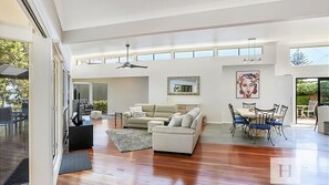 TV, DVD player, books