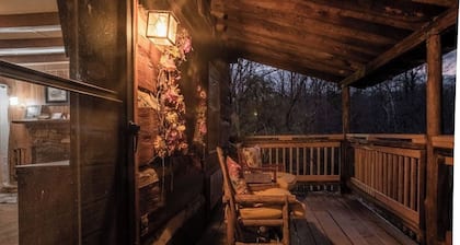 Lindsey Mill Cabin on stream and pond