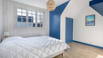 4 slaapkamers, een strijkplank/strijkijzer, gratis wifi