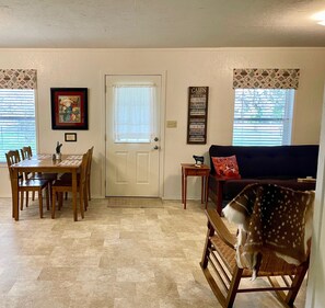 Interior - Private Riverside Cabin in Concan ~ Gated, Cowboy Chic, Beautiful Riverfront! (Concan)