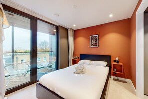 1 bedroom, iron/ironing board, WiFi, bed sheets - UK.LO.HRR - Modern 1 bed flat with balcony in Kensal Green (London)