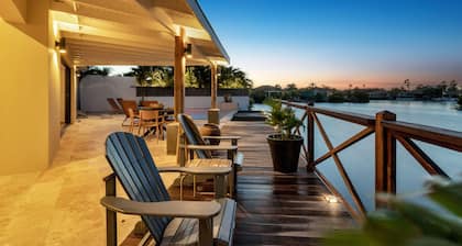 A NEW luxury villa overlooking the Laguna Marina