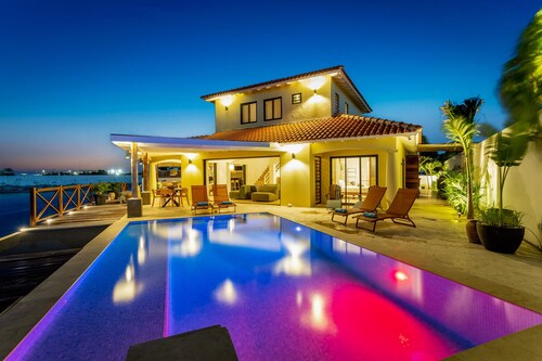 A NEW luxury villa overlooking the Laguna Marina