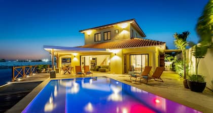 A NEW luxury villa overlooking the Laguna Marina