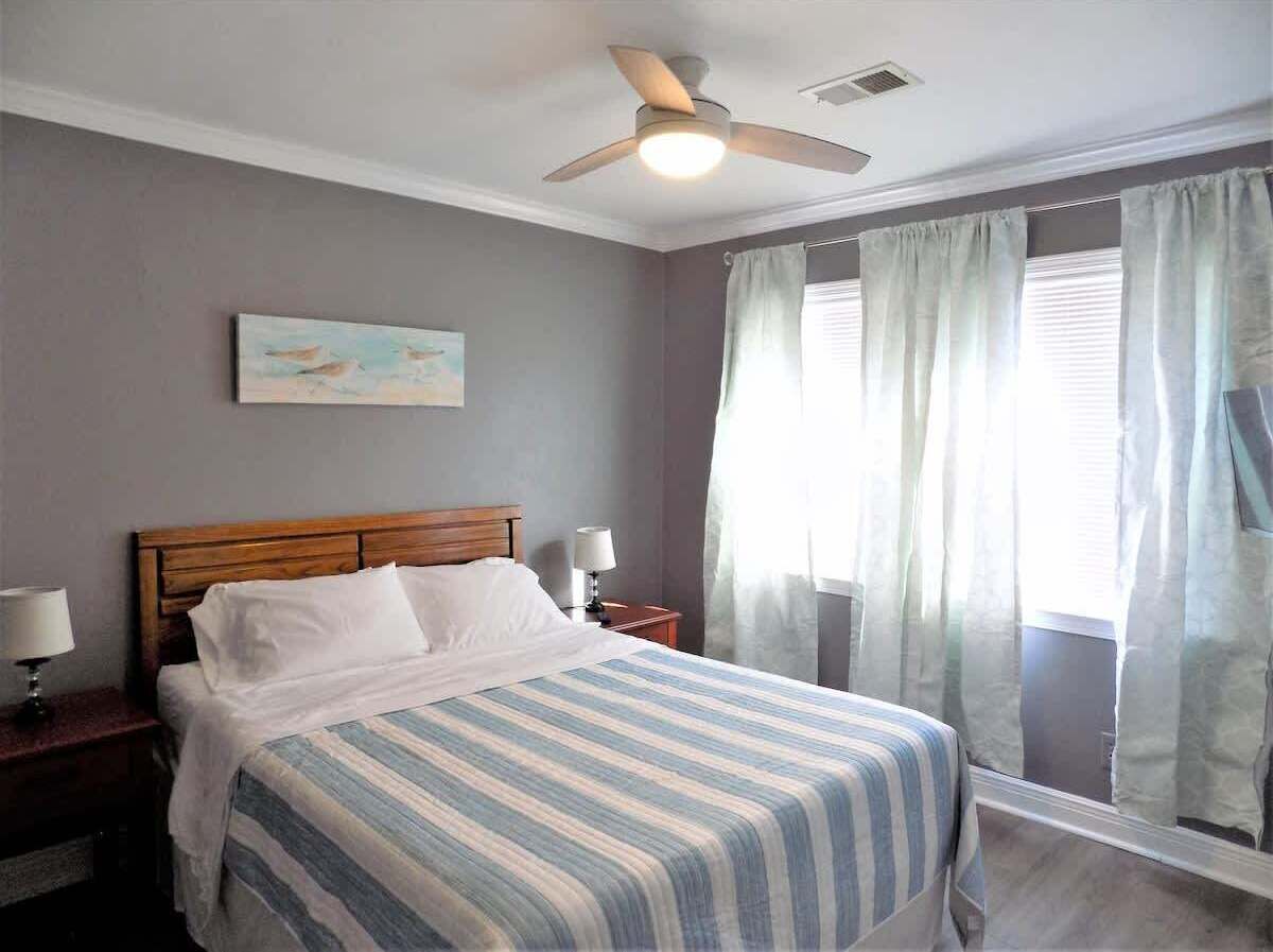 3 habitaciones, escritorio, tabla de planchar con plancha y wifi gratis 