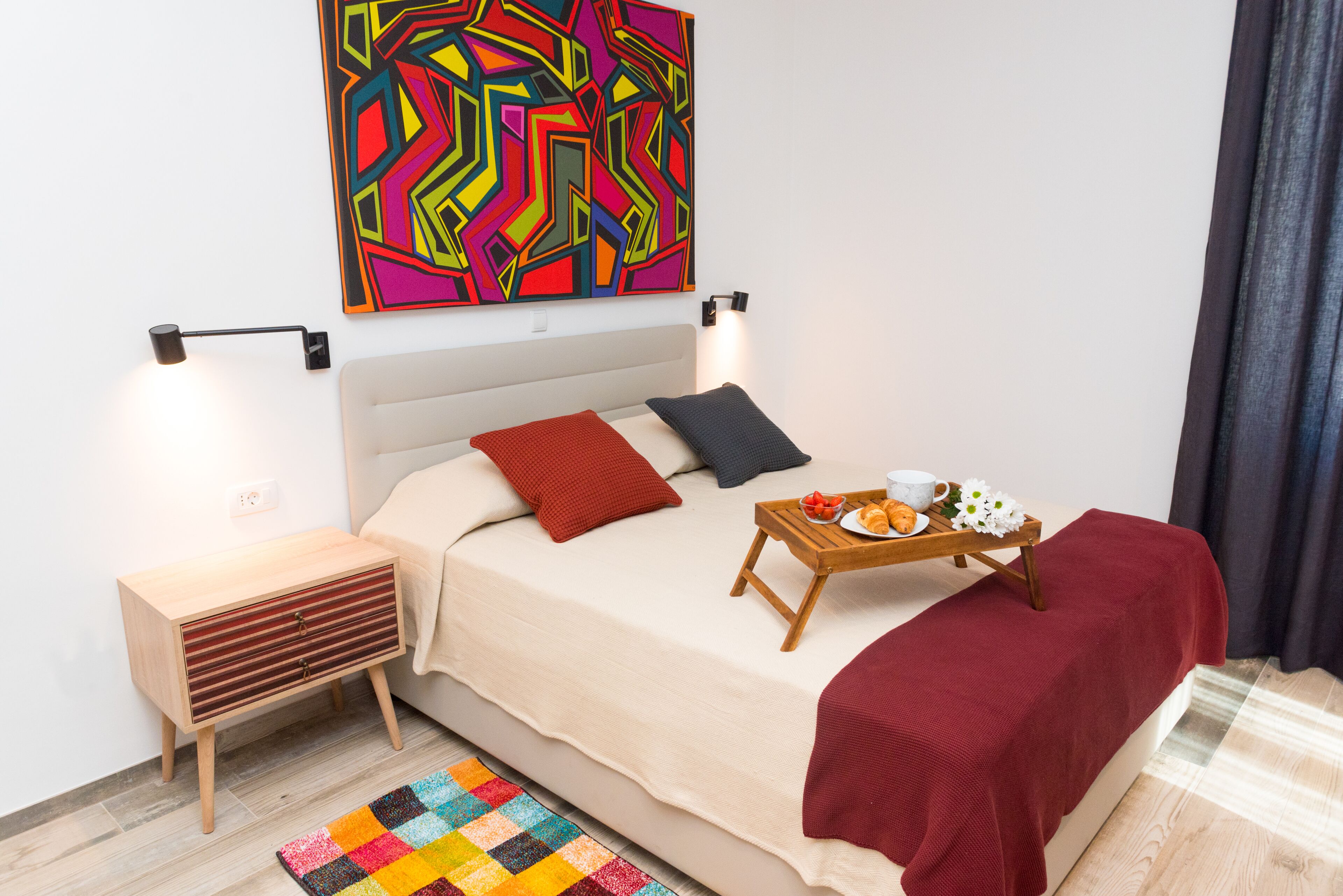 Design Studio | In-room safe, individually decorated, individually furnished, desk