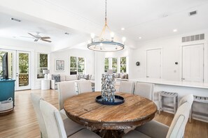 Dining - 1 Minute Stroll to Gulf with Private Heated Pool, Bikes, and a Gulf View (Santa Rosa Beach)