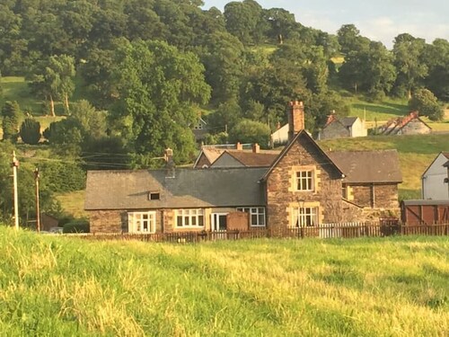 Grade II listed Station House by heritage railway