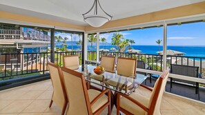 Outdoor dining - Kapalua Bay Villa 17B2 By Parrish - Best West Maui location (Kapalua)