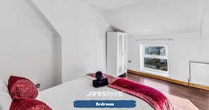 1 bedroom, iron/ironing board, free WiFi, bed sheets