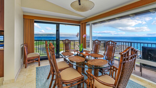 Dining - Kapalua Bay Villa 34B2 By Parrish Maui - Oceanfront panoramic views (Kapalua)